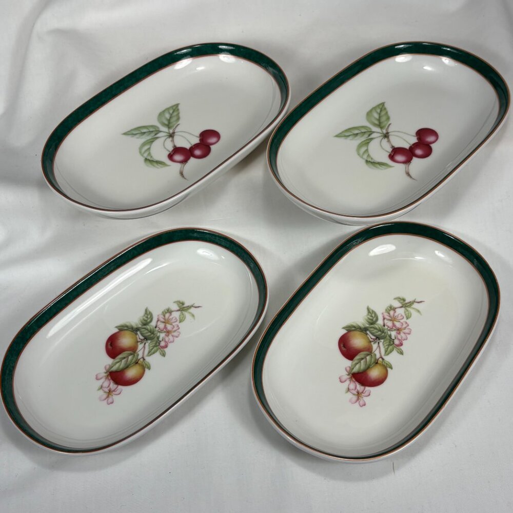 set of 4 vintage Royal Doulton UK Air Canada oval serving dishes